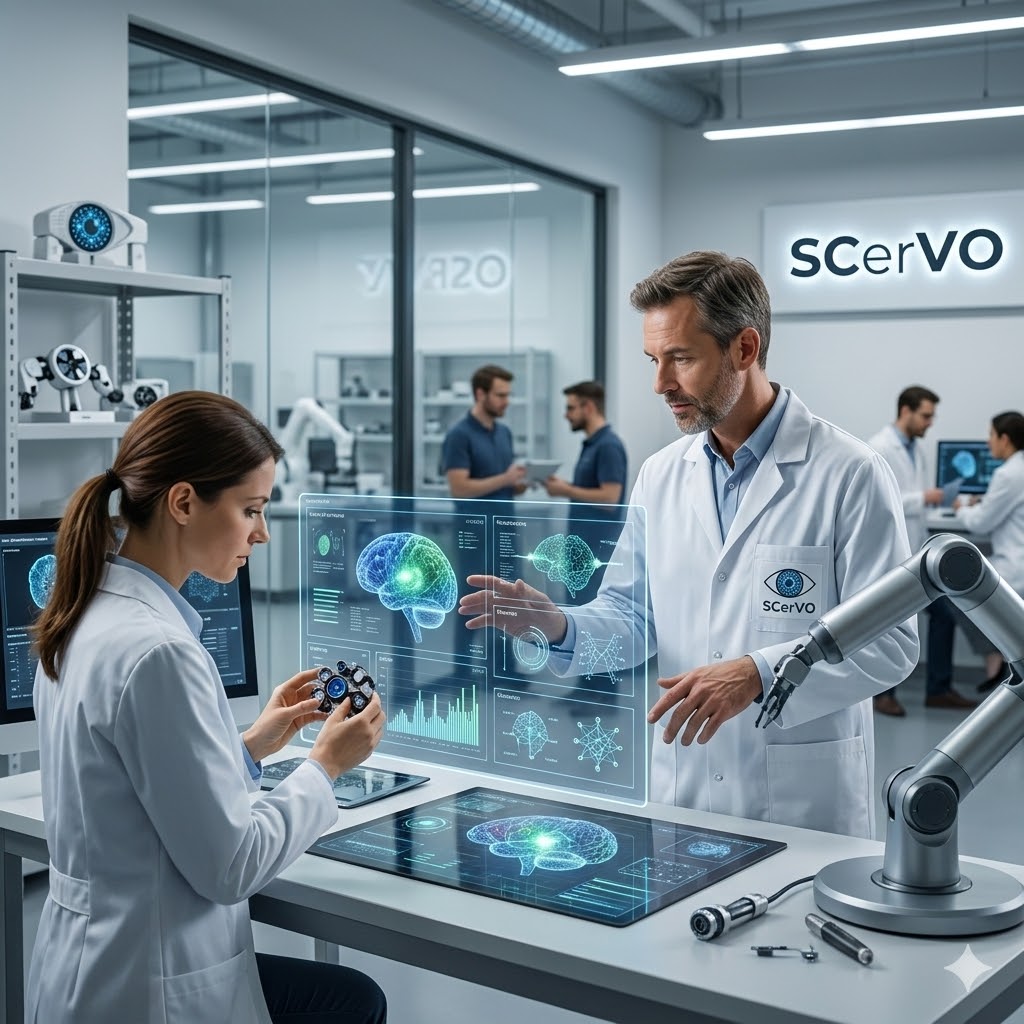 Détail de la Vision Synthétique Robot SCerVO